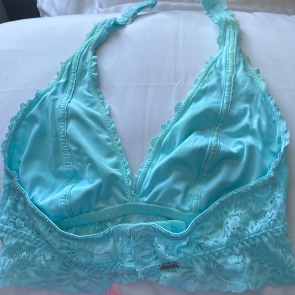 Victorias Secret XS Lace Bralette Baby Blue - Picture 2 of 8